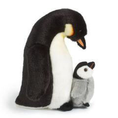 Living Nature Penguin w/ Chick