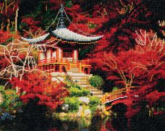 Japanese Temple 40 x 50cm Crystal Art Kit