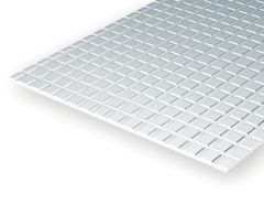 Sheet Styrene Square Tile 1/4in