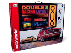 Double 8 14.5' Slot Car Set