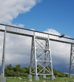 Steel Railroad Bridge Tower