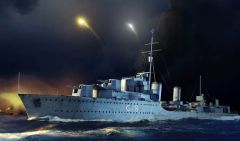 HMS Zulu Destroyer 1/350