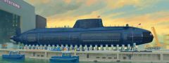 HMS Astute Submarine 1/144