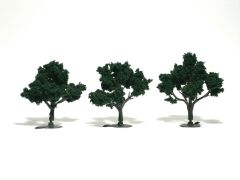 Dark Green Realistic Trees 3-4in