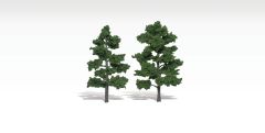 Medium Green Realistic Trees 6-7in