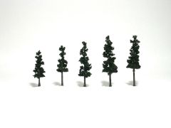 Conifer Green Realistic Trees 2 1/2-4in