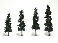Conifer Green Realistic Trees 4-6in