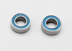 Ball Bearings Blue Rubber Sealed 4x8x3 2pc