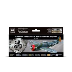 Model Air US Army Air Corps ETO WWII Set 8 x 17ml