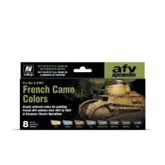 WWII French Camouflage 1921-41 Colour Set 8x17ml
