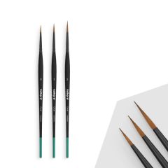 Brushes Design Synthetic 3pk