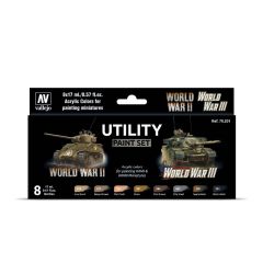 Utility Paint Set WWII & WWIII 8x17ml