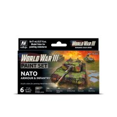WWIII NATO Armour & Infantry 6x17ml