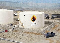 Wide Oil Storage Tank