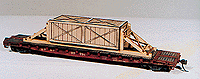 Flatcar Load Wood Crate