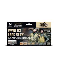 WWII US Tank Crew color Set 8x17ml
